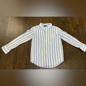 Janie and Jack Long Sleeve Button Down Shirt
